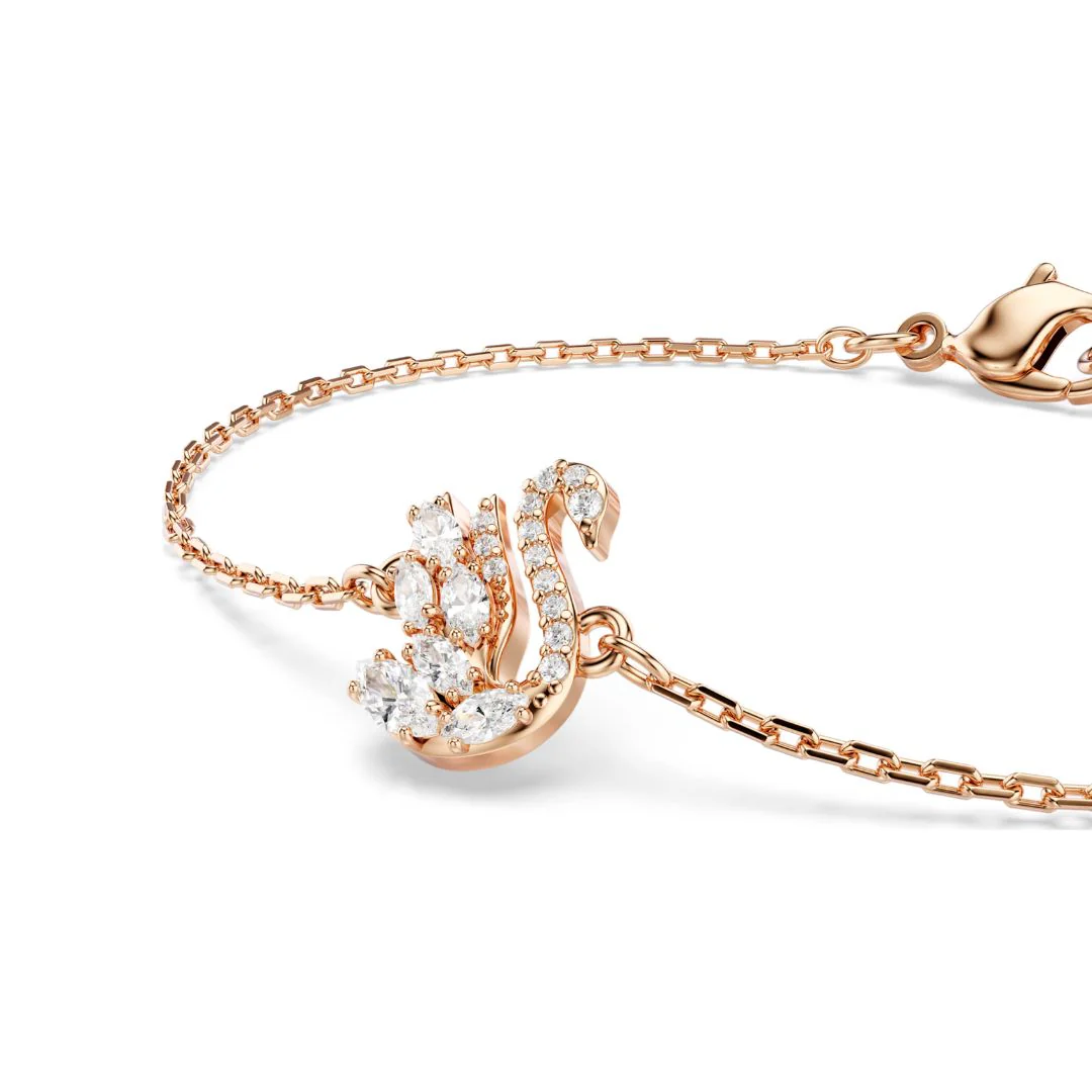 Swarovski Swan rannekoru, rosekullattu ja kirkkaat zirkonit, 5738202 - Image 3