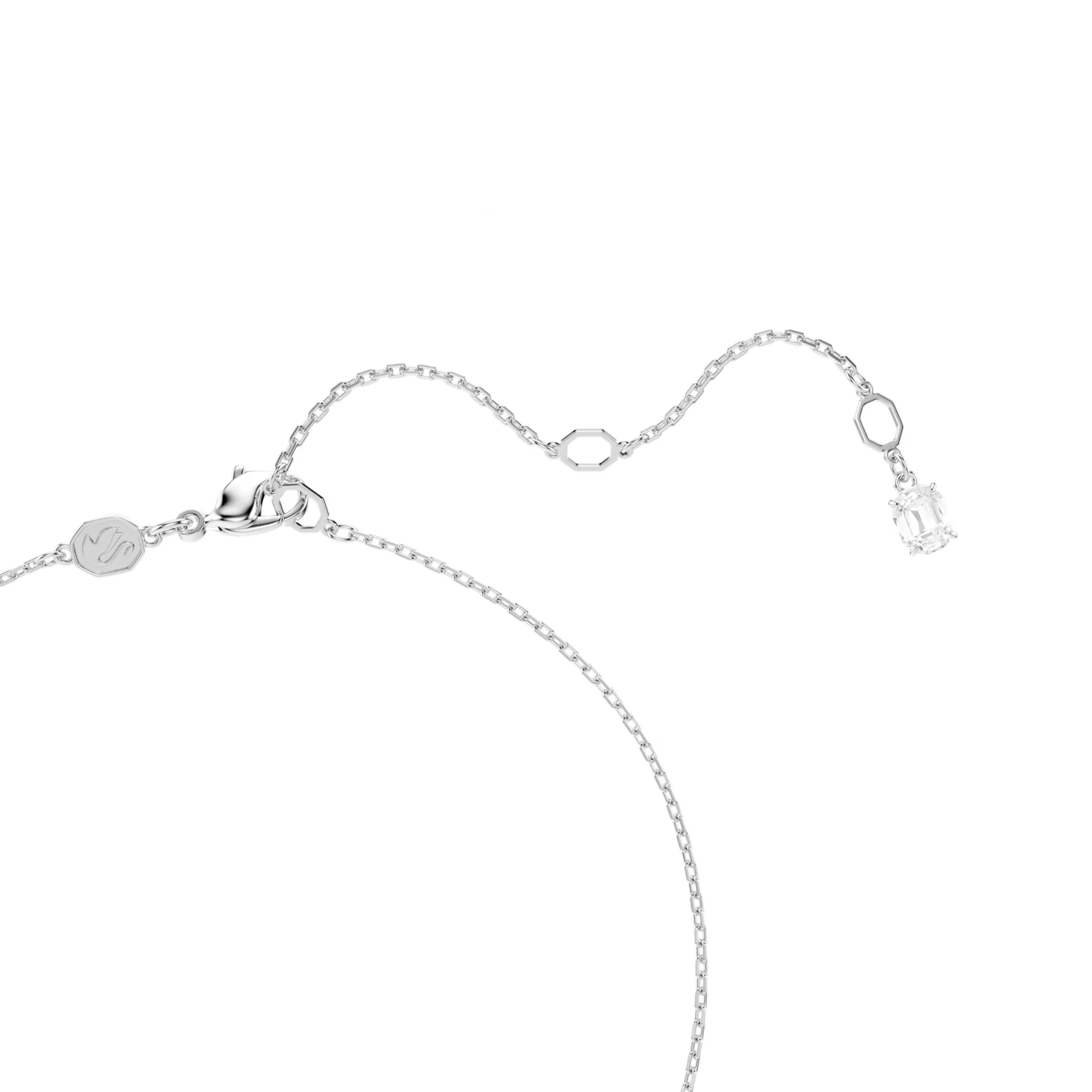 Swarovski Swan riipus, vaalea metalli ja kirkkaat kristallit 5732412 - Image 4