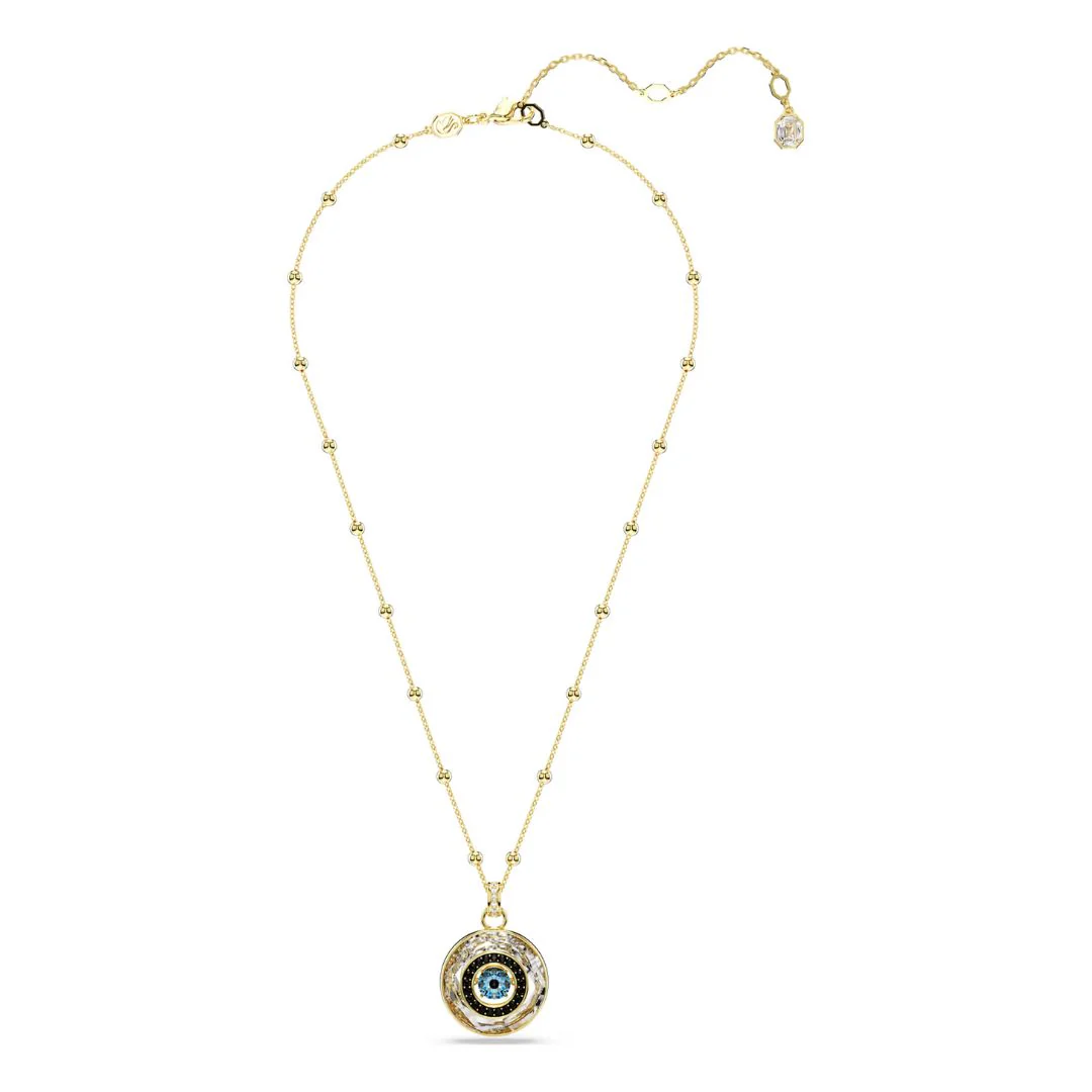 Swarovski Symbolica Evil Eye riipus, keltakullanvärinen ja eri väriset kristallit 5692166 - Image 2