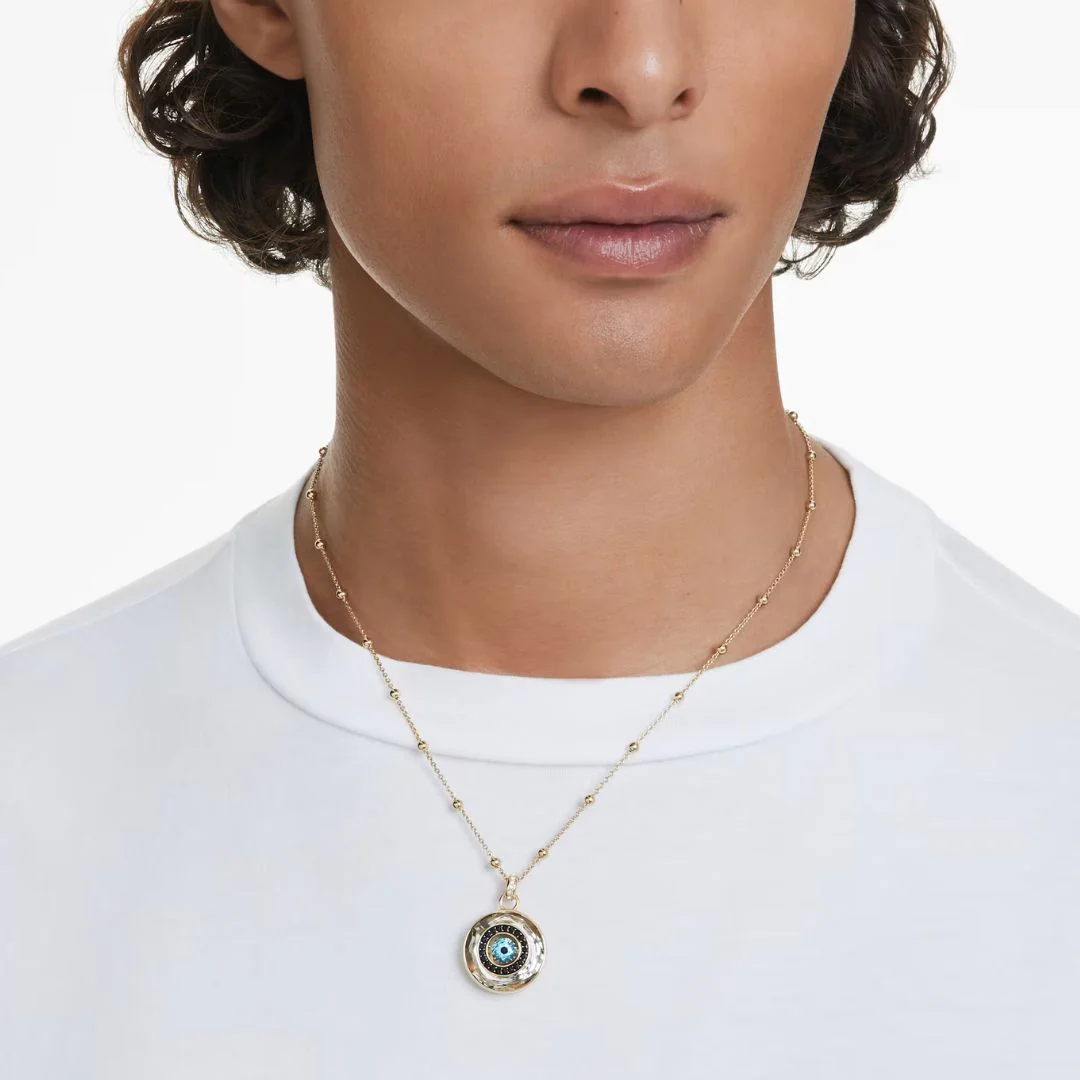 Swarovski Symbolica Evil Eye riipus, keltakullanvärinen ja eri väriset kristallit 5692166 - Image 4