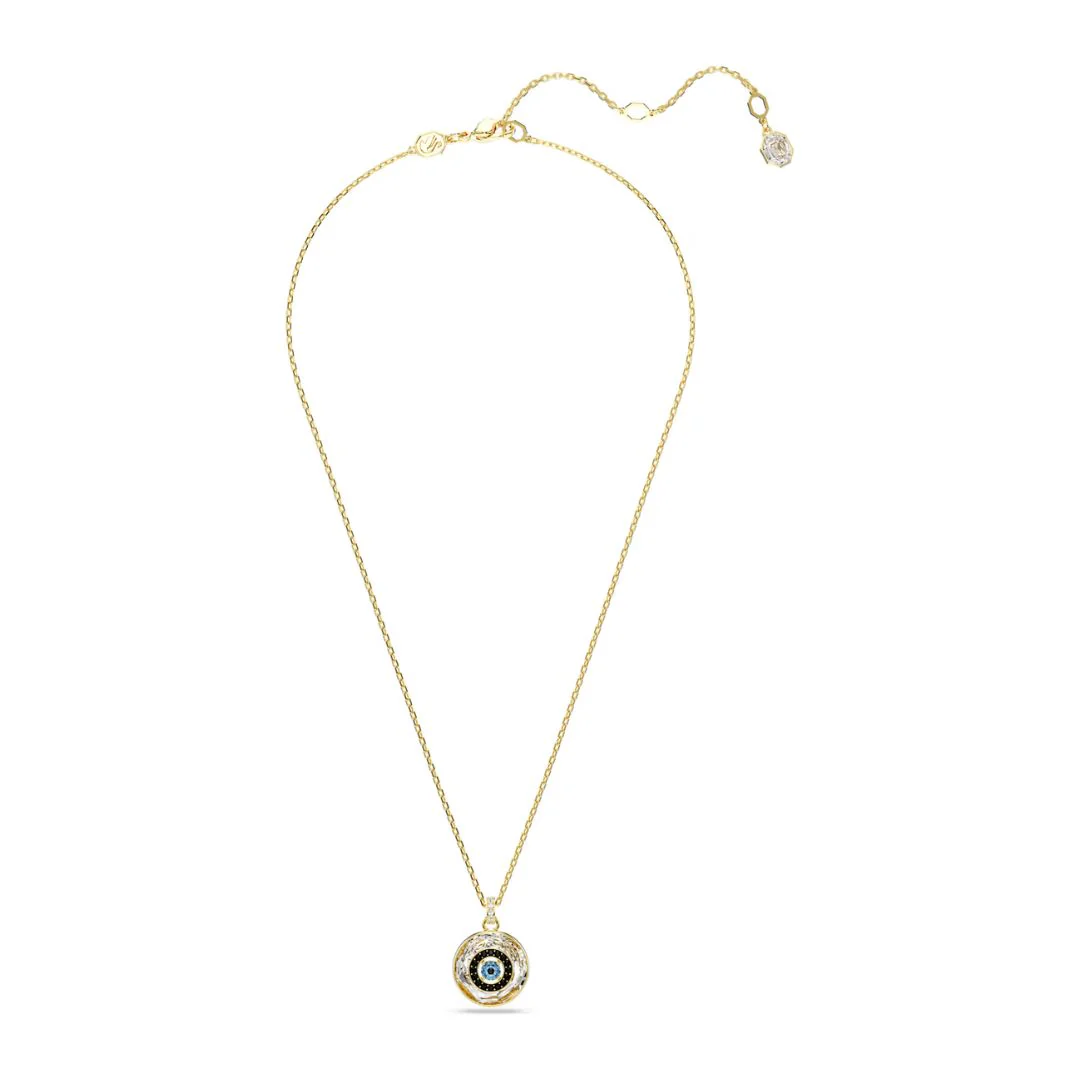 Swarovski Symbolica Evil Eye riipus, keltakullanvärinen ja eri väriset kristallit 5692169 - Image 3