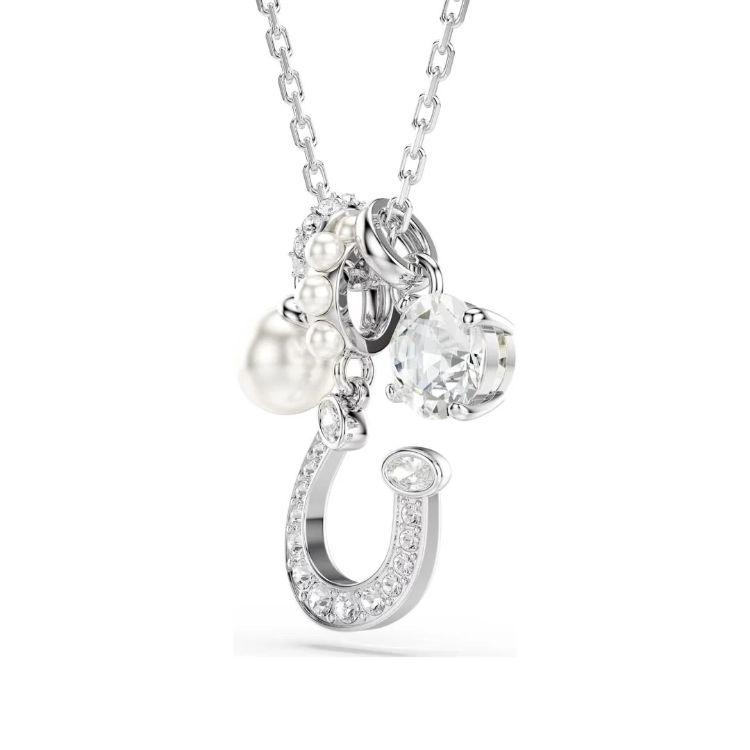Swarovski Symbolica Horse shoe riipus, kirkkaat kristallit ja valkoiset helmet, 5736247 - Image 3