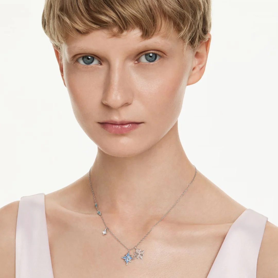 Swarovski Symbolica riipus, vaalea metalli ja eriväriset kristallit 5734252 - Image 2