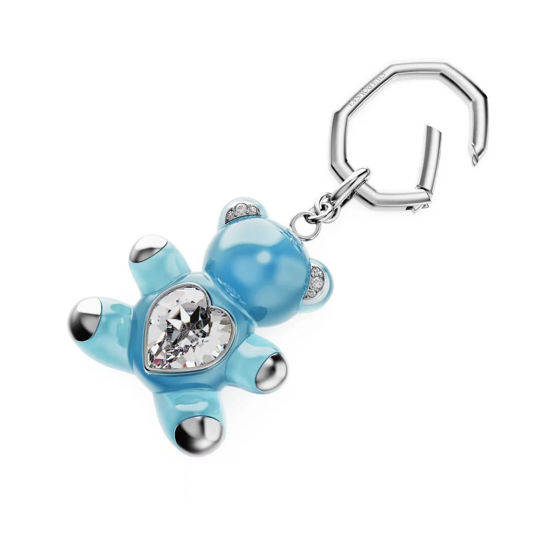 Swarovski Teddy avaimenperä, ruostumaton teräs ja kristallit, 5733826 - Image 3