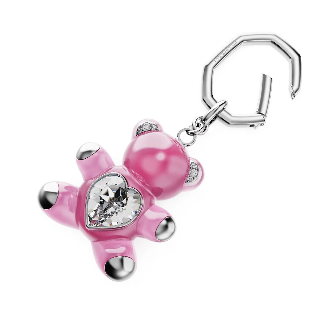 Swarovski Teddy avaimenperä, ruostumaton teräs ja kristallit, 5735365 - Image 3