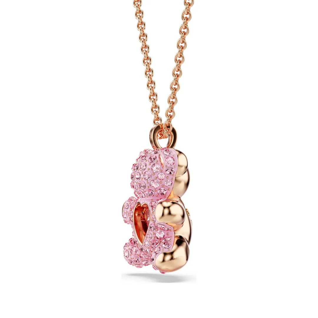 Swarovski Teddy riipus, ruusukullanväri ja Vaaleanpunaiset kristallit, 5642976 - Image 3