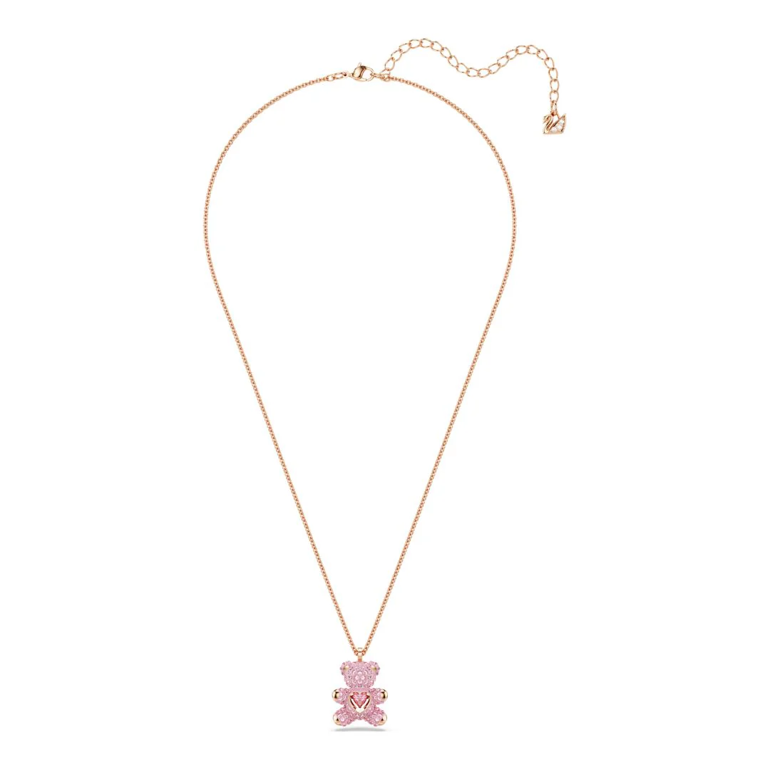 Swarovski Teddy riipus, ruusukullanväri ja Vaaleanpunaiset kristallit, 5642976 - Image 4