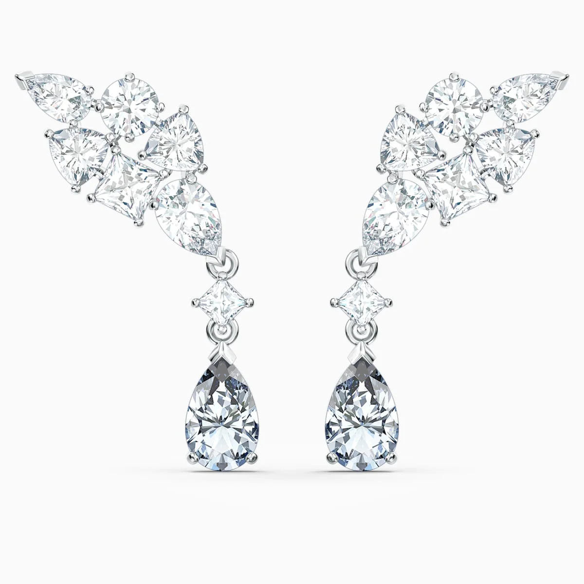 Swarovski Tennis Deluxe Cluster, kristallikorvakorut
