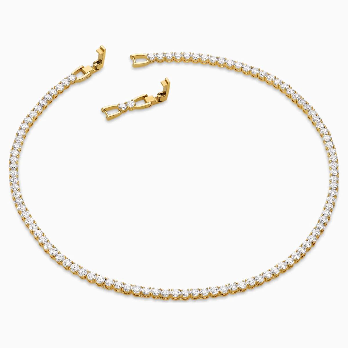 Swarovski Tennis Deluxe kaulakoru, keltakulta - Image 2