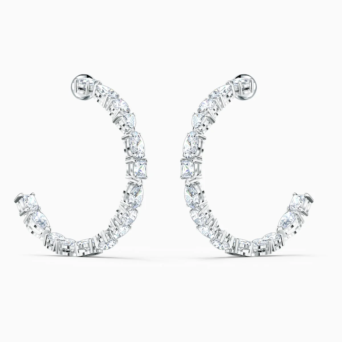 Swarovski Tennis Deluxe Mixed Hoop, kristallikorvakorut