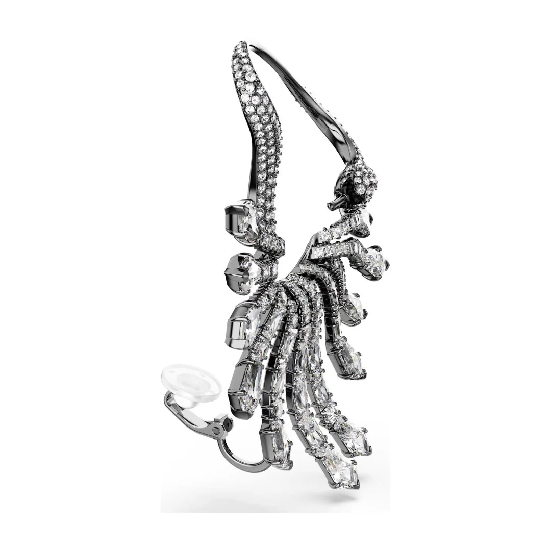 Swarovski The Vienna Collection Ear Cuff korvakoru, tumma metalli kirkkailla kristalleilla 5709266 - Image 3