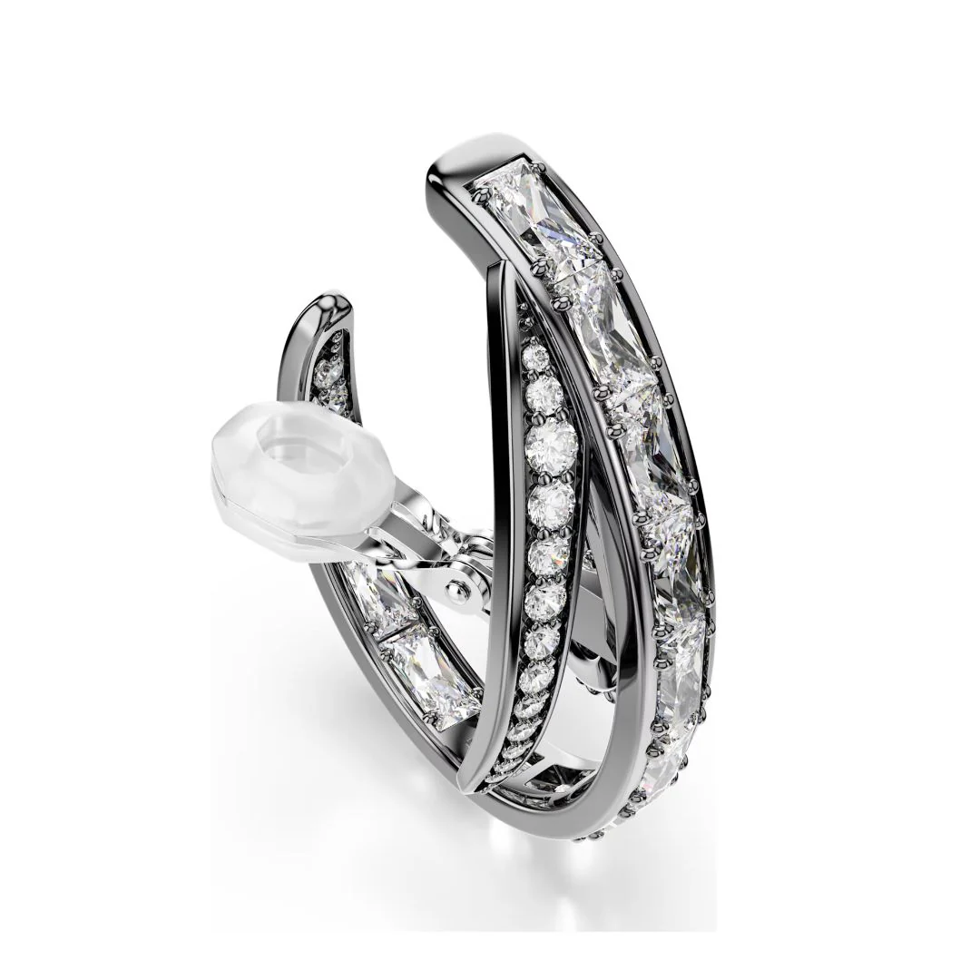 Swarovski The Vienna Collection Ear Cuff korvakorut, 3 kpl, tumma metalli kirkkailla kristalleilla 5709267 - Image 4