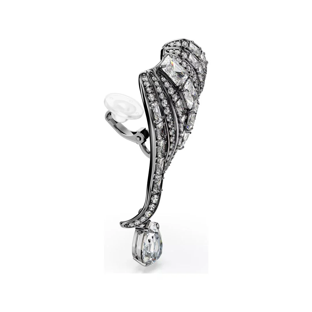 Swarovski The Vienna Collection Ear Cuff korvakorut, tumma metalli kirkkailla kristalleilla 5709265 - Image 4