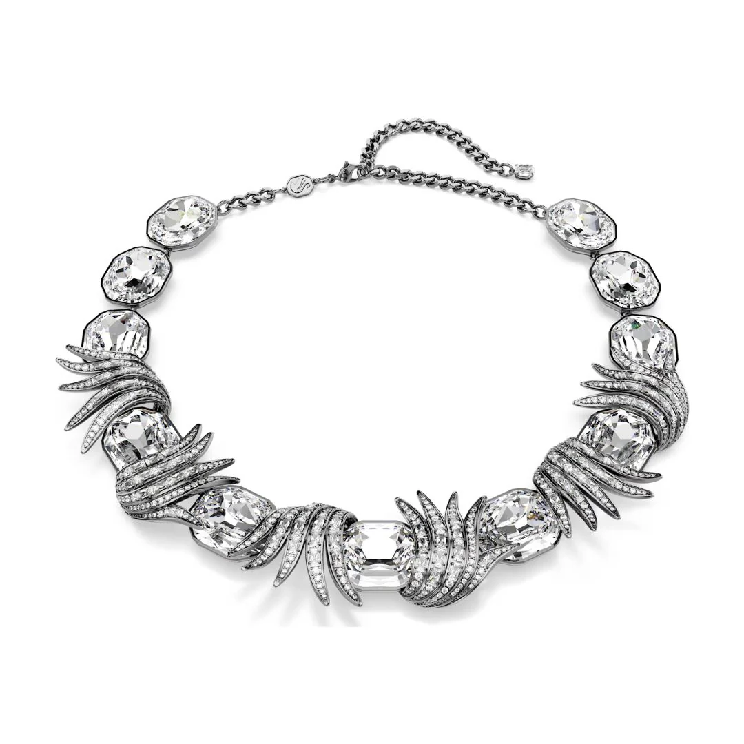 Swarovski The Vienna Collection kaulakoru, tumma metalli kirkkailla kristalleilla 5709259