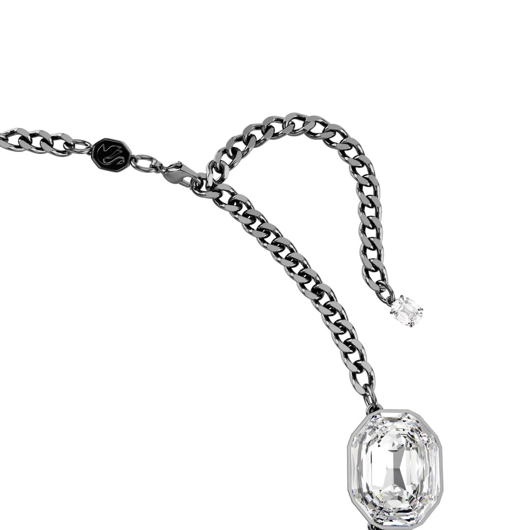Swarovski The Vienna Collection kaulakoru, tumma metalli kirkkailla kristalleilla 5709259 - Image 3