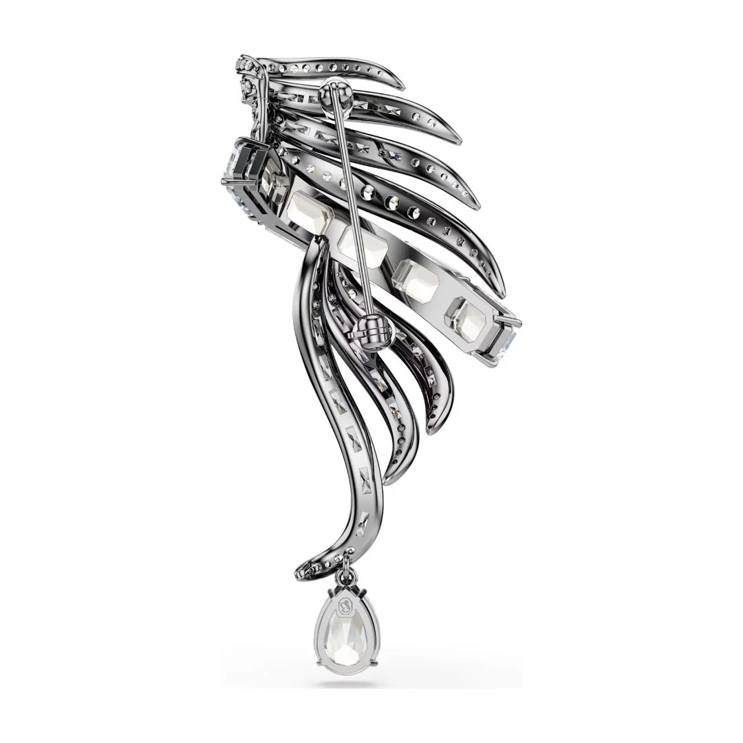 Swarovski The Vienna Collection rintakoru, tumma metalli kirkkailla kristalleilla 5735193 - Image 5