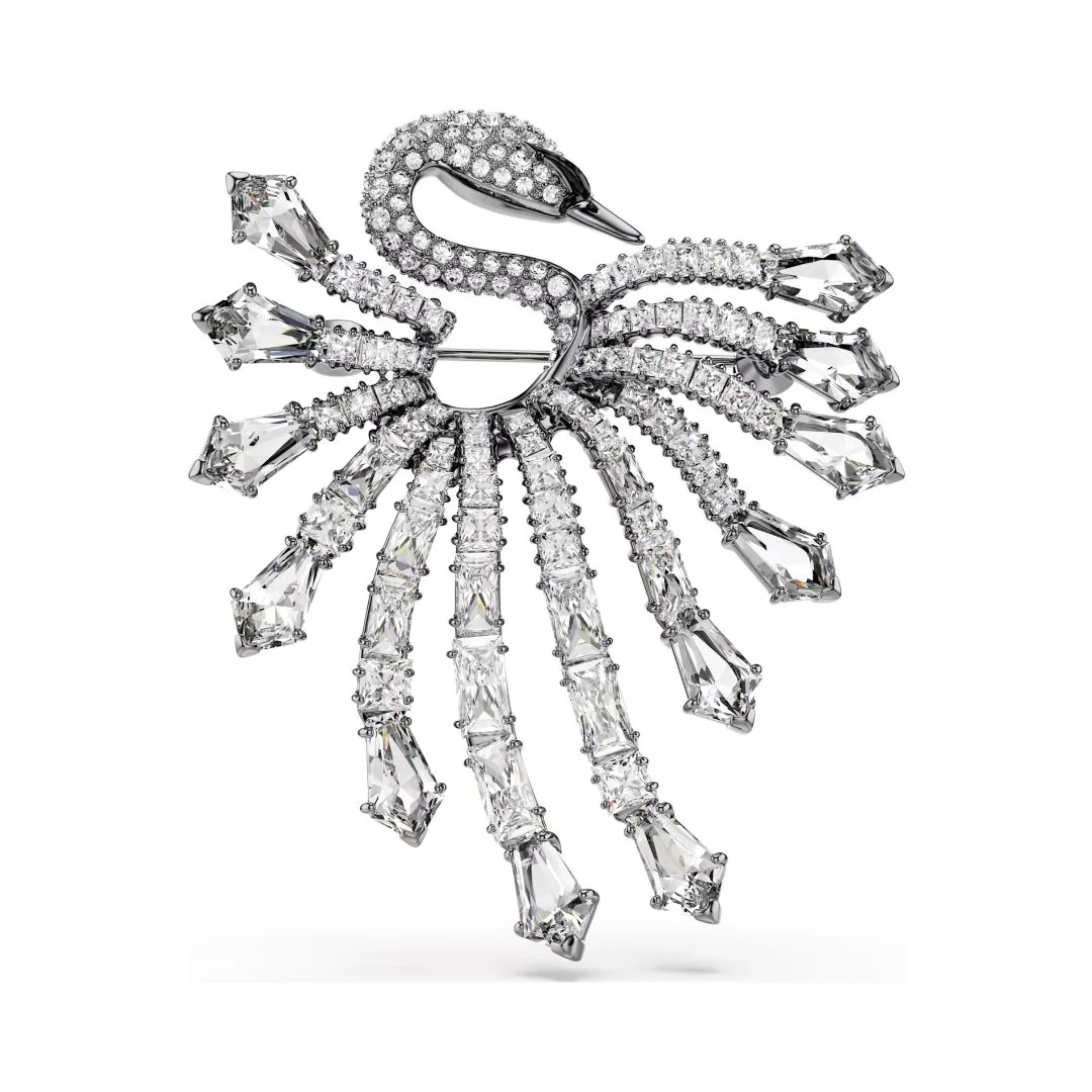 Swarovski The Vienna Collection rintakoru, tumma metalli kirkkailla kristalleilla 5741557