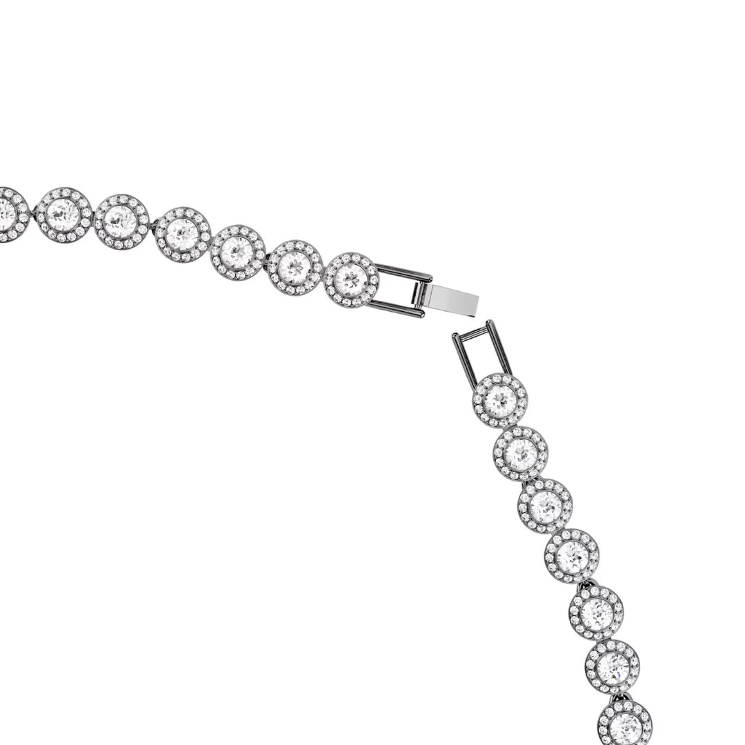 Swarovski Una Angelic kaulakoru, tumma metalli ja kirkkaat kristallit, 5681057 - Image 3