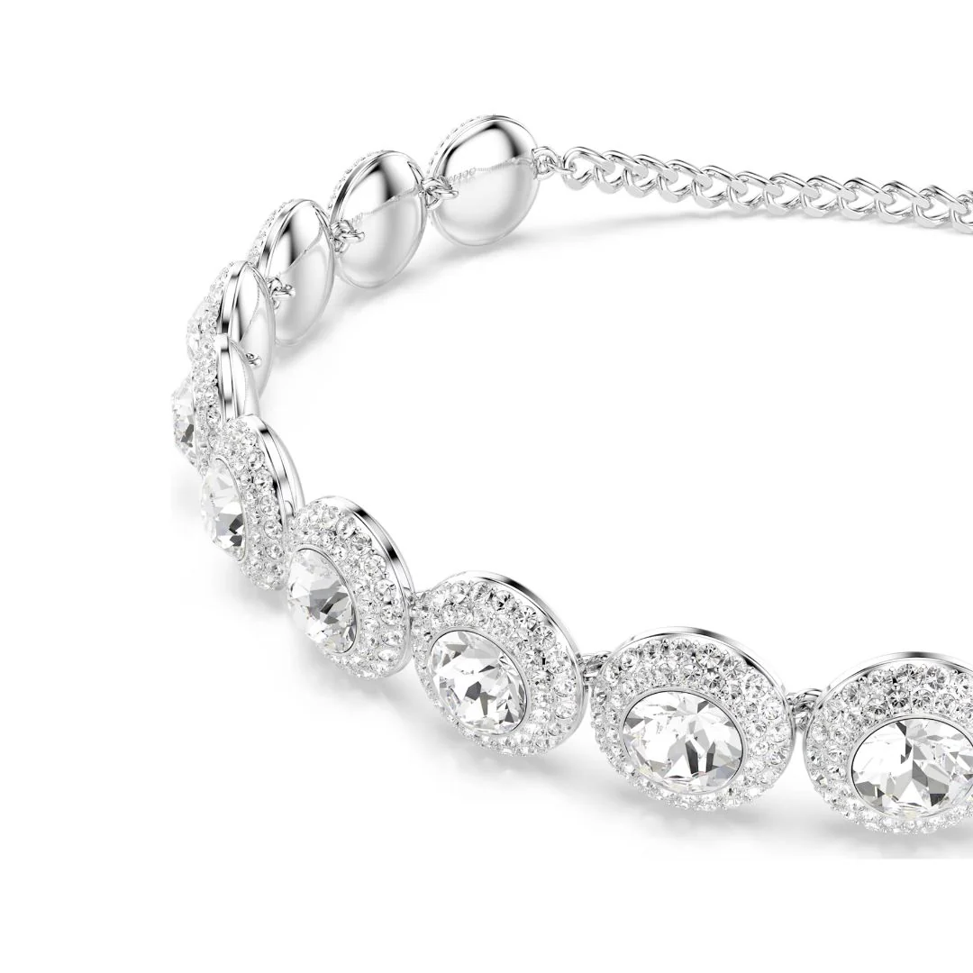 Swarovski Una Angelic choker kaulakoru, vaalea metalli ja kirkkaat kristallit, 5733194 - Image 2