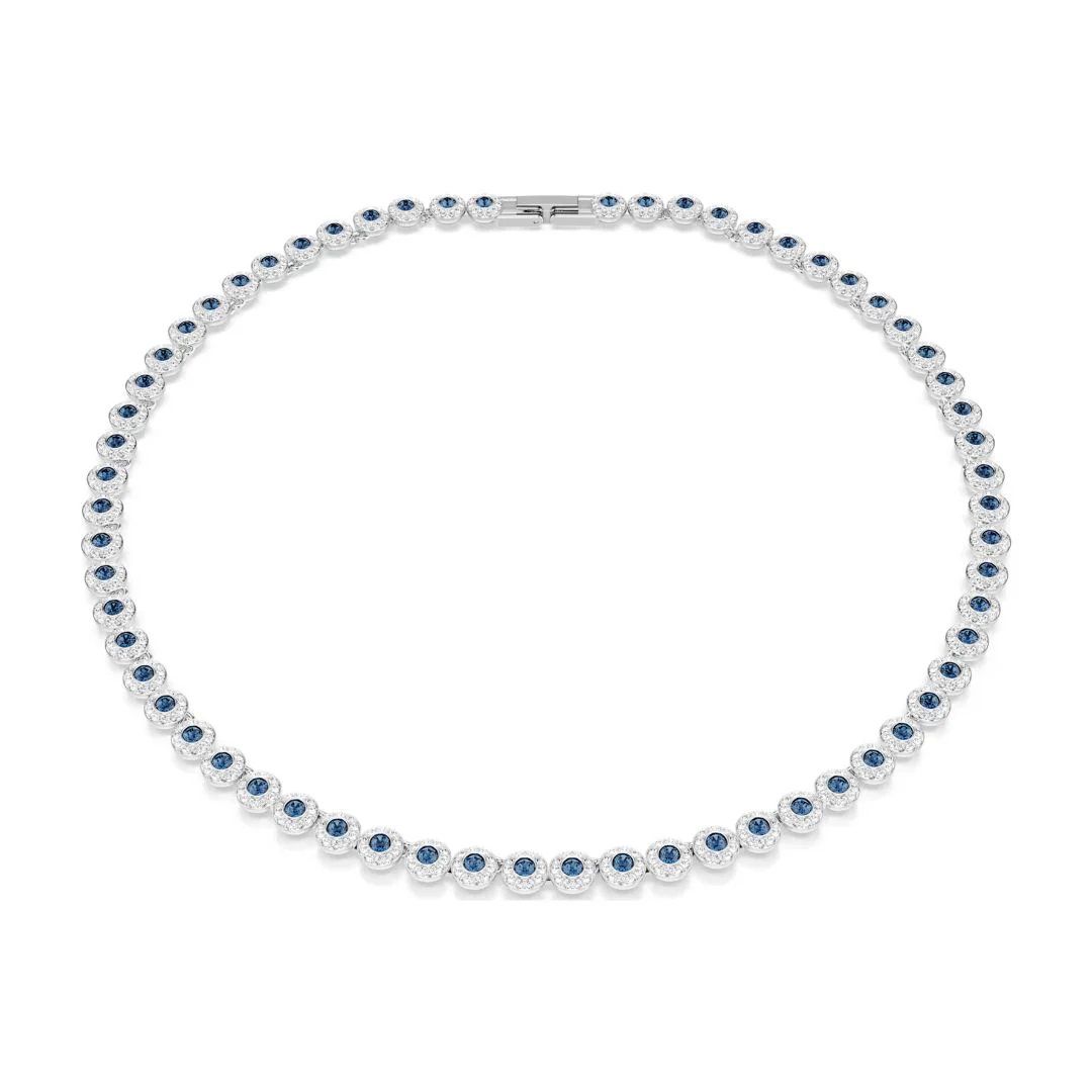 Swarovski Una Angelic kaulakoru, vaalea metalli ja siniset kristallit, 5733402