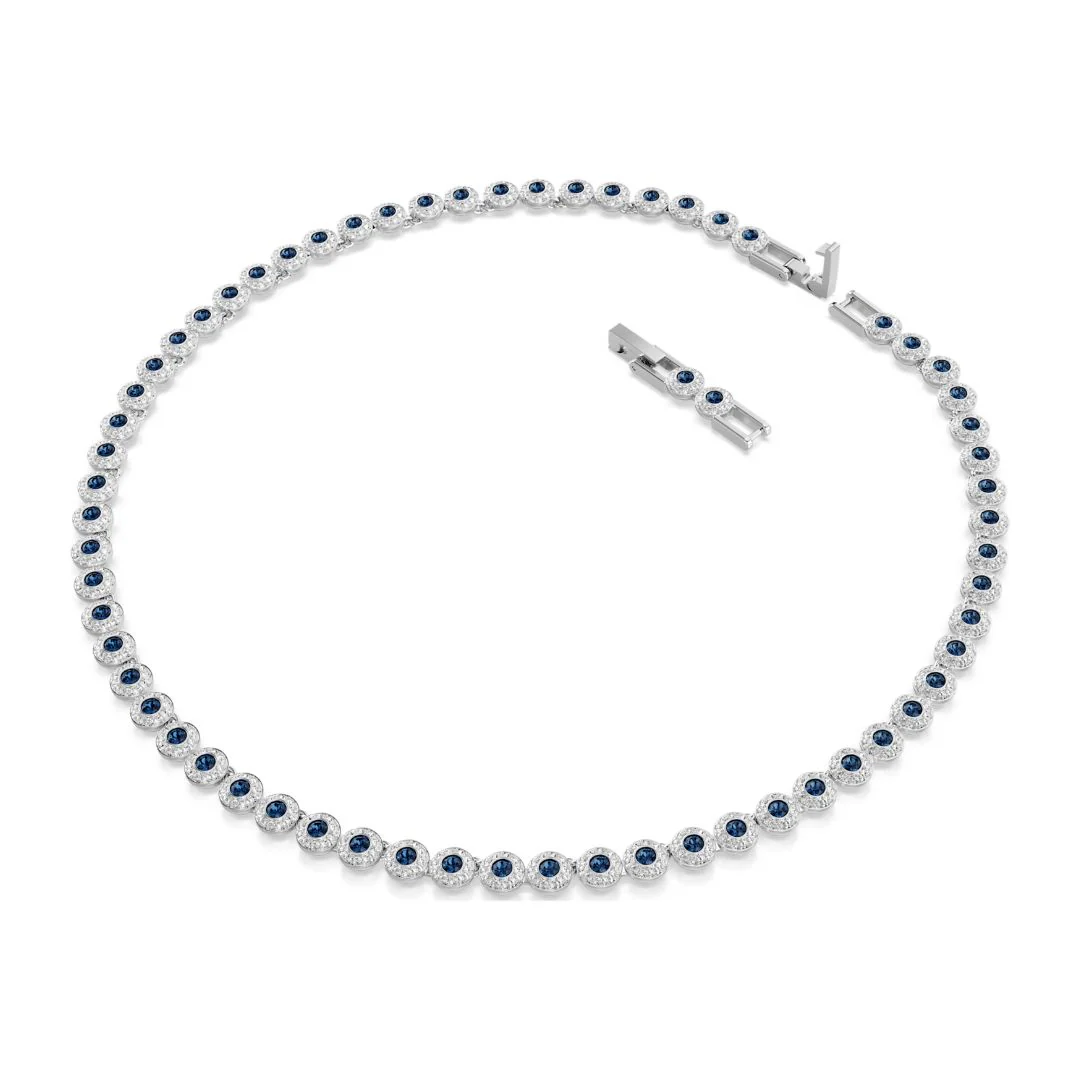 Swarovski Una Angelic kaulakoru, vaalea metalli ja siniset kristallit, 5733402 - Image 4