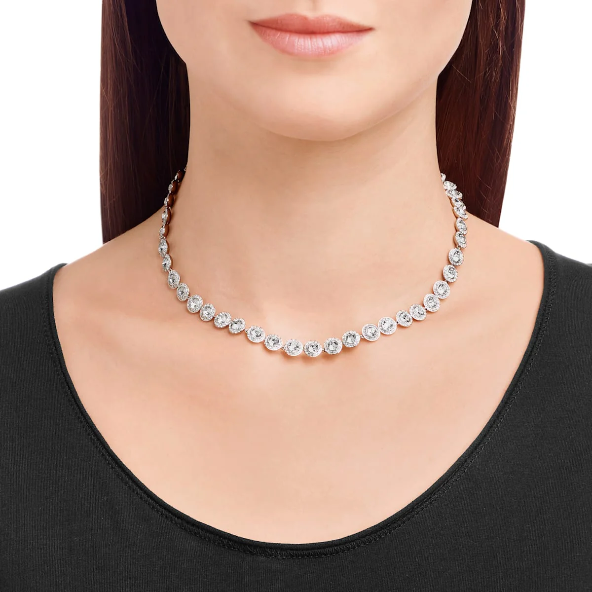 Swarovski Una Angelic kristallikaulakoru, vaalea ja kirkkaat kristallit - Image 3