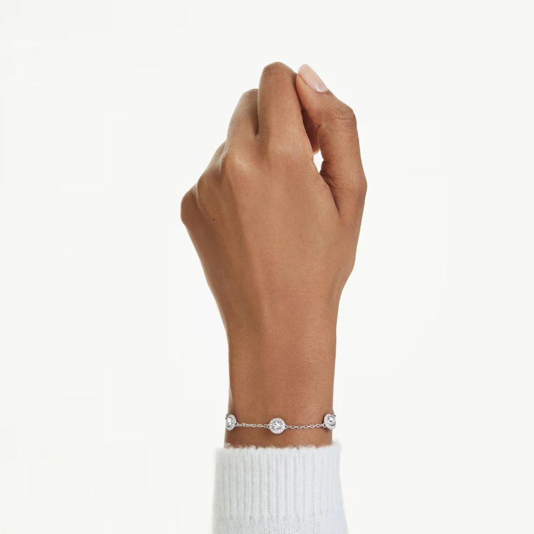 Swarovski Una Angelic rannekoru, vaalea metalli ja kirkkaat kristallit, 5732272 - Image 2