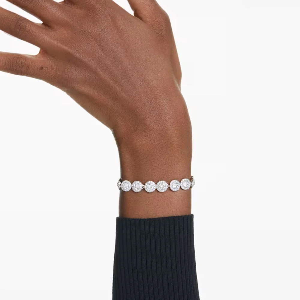 Swarovski Una Angelic Tennis rannekoru, vaalea metalli ja kirkkaat kristallit, 5682279 - Image 3