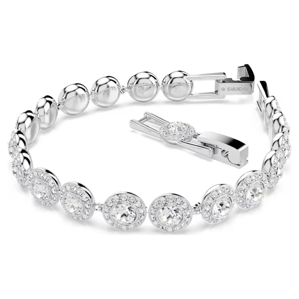 Swarovski Una Angelic Tennis rannekoru, vaalea metalli ja kirkkaat kristallit, 5682279 - Image 4