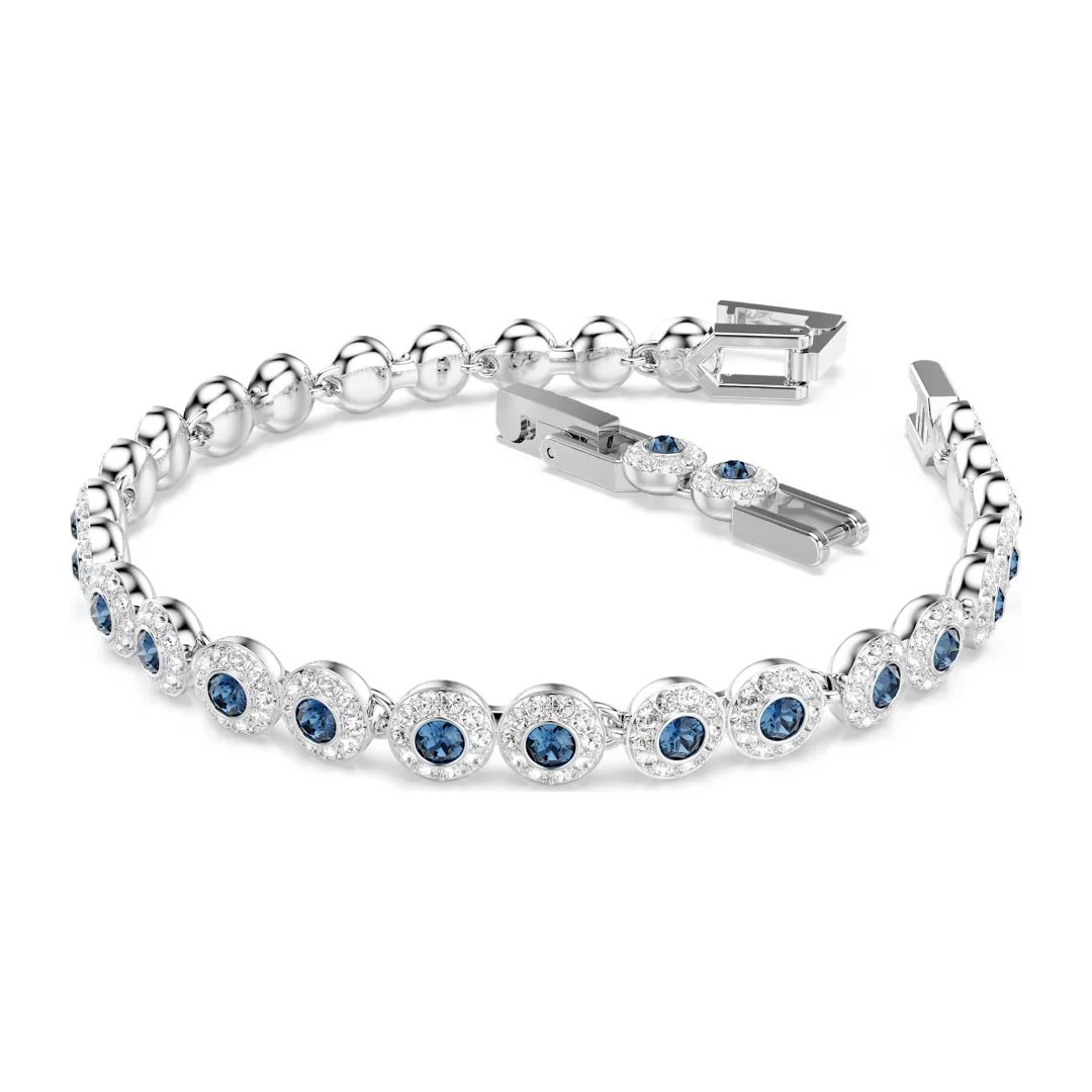 Swarovski Una Angelic rannekoru, vaalea metalli ja siniset kristallit 5733401 - Image 4