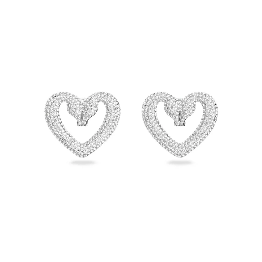 Swarovski Una korvakorut, isot, kirkkaat kristallit