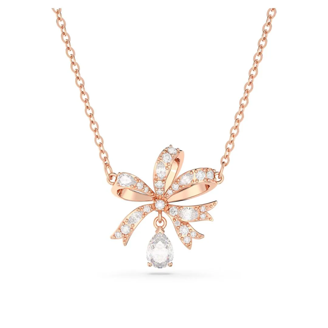 Swarovski Volta kaulakoru, ruusukullan värinen ja kirkkaat kristallit