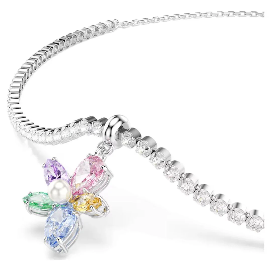 Swarovski x Ariana Grande choker kaulakoru, kukkakoriste ja moniväriset kristallit, 5749189 - Image 2