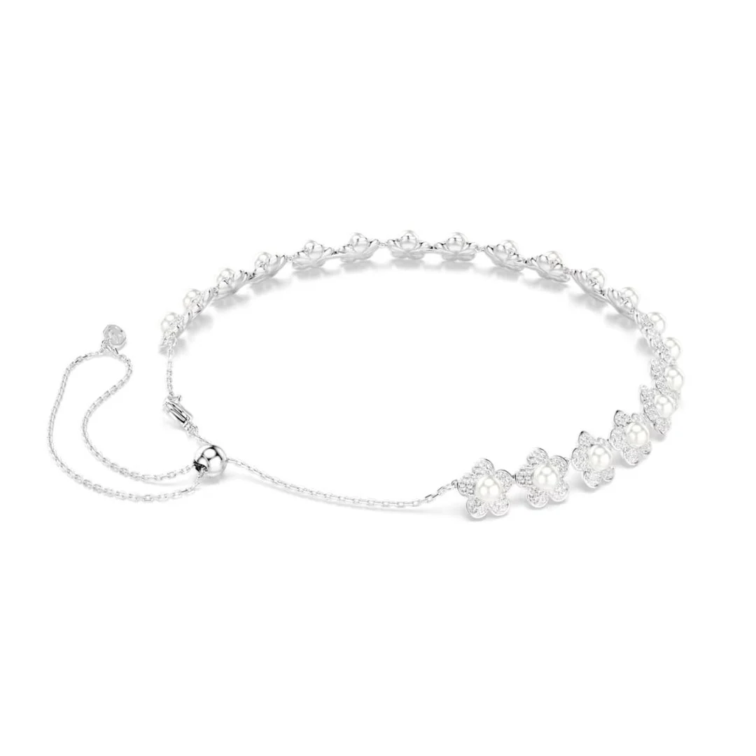 Swarovski x Ariana Grande choker kaulakoru, valkoinen helmi ja kristalli, 5751250 - Image 4