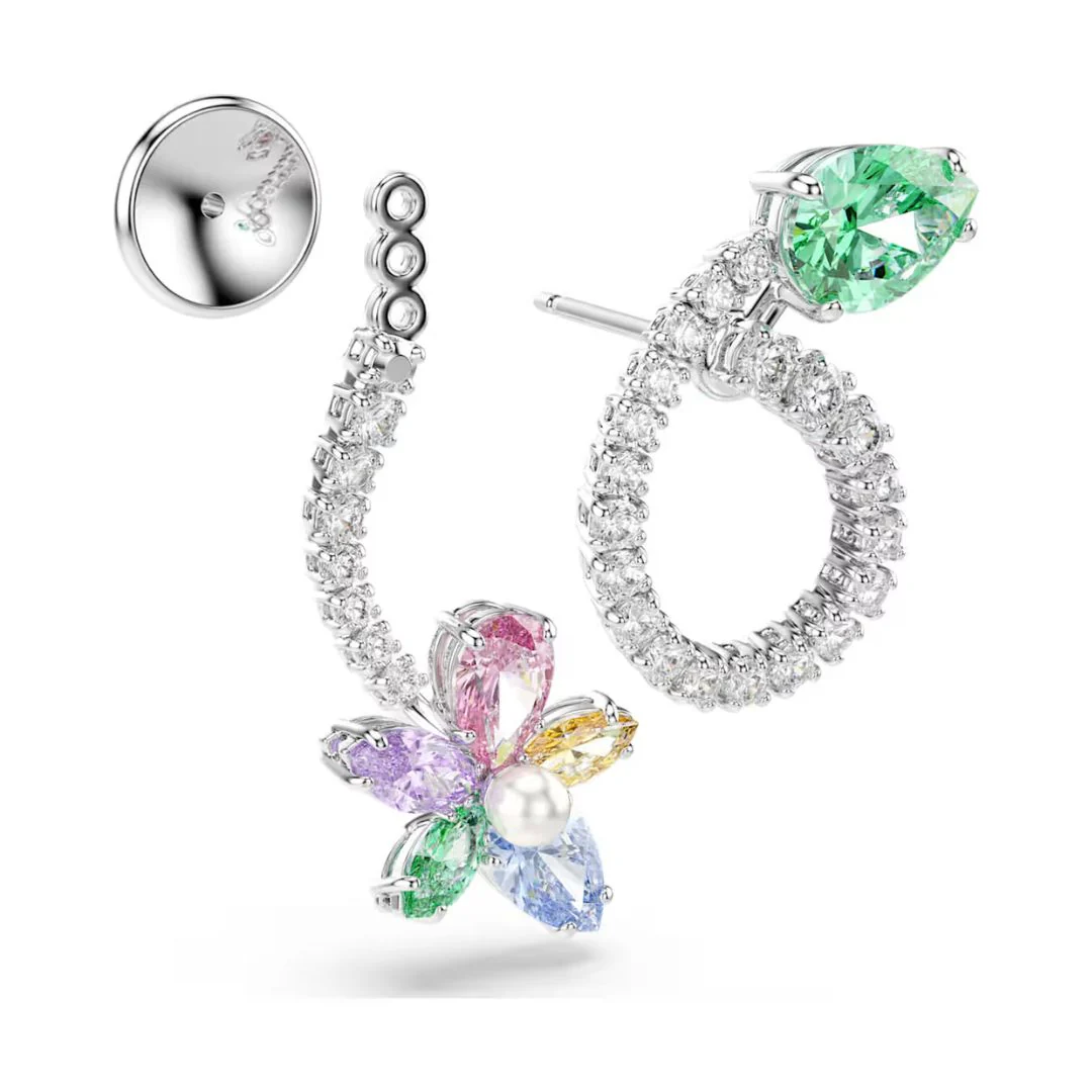 Swarovski x Ariana Grande Dragonfly korvakorut erivärisillä kristalleilla ja helmillä, 5749190 - Image 5