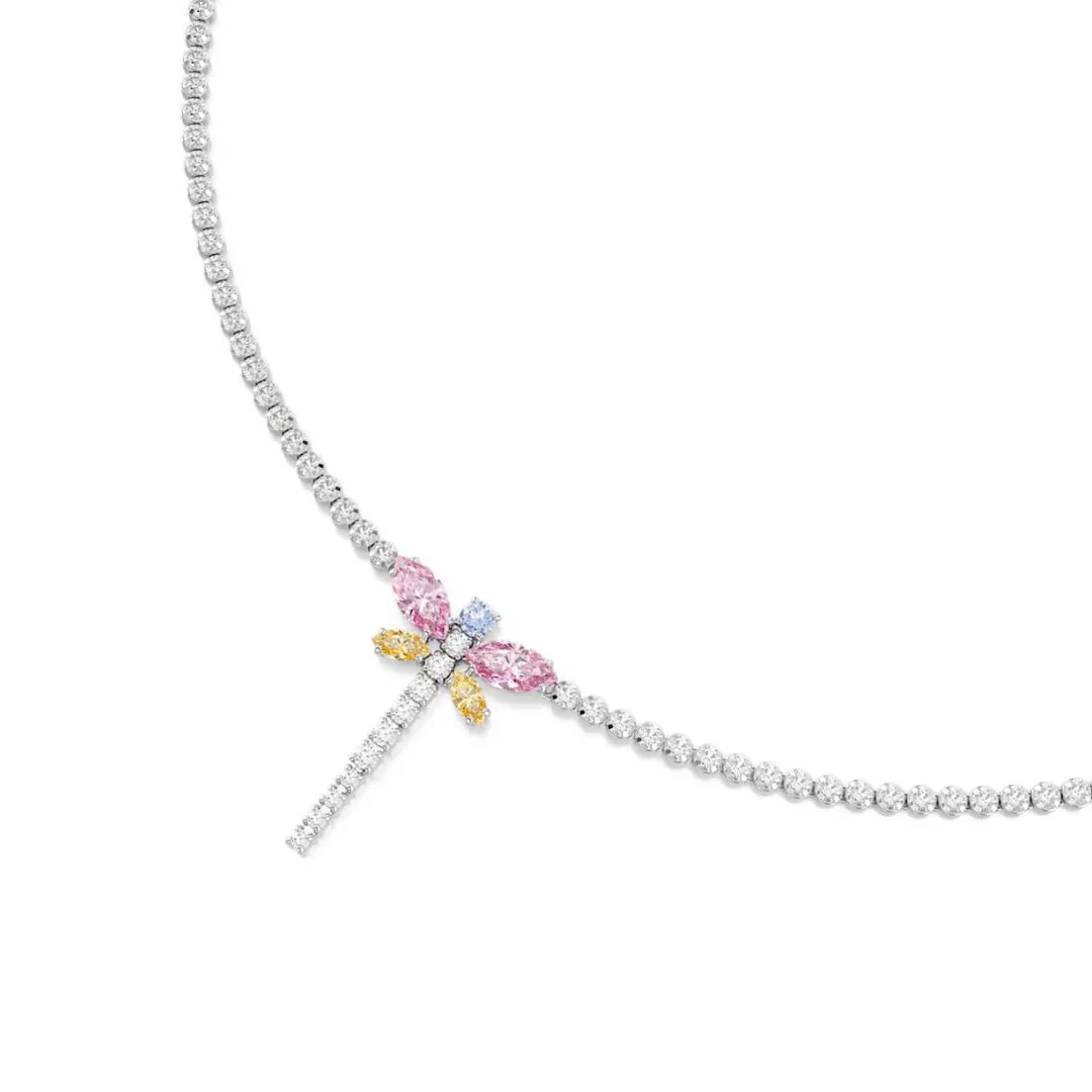 Swarovski x Ariana Grande Dragonfly Y kaulakoru erivärisillä kristalleilla, 5737425 - Image 4