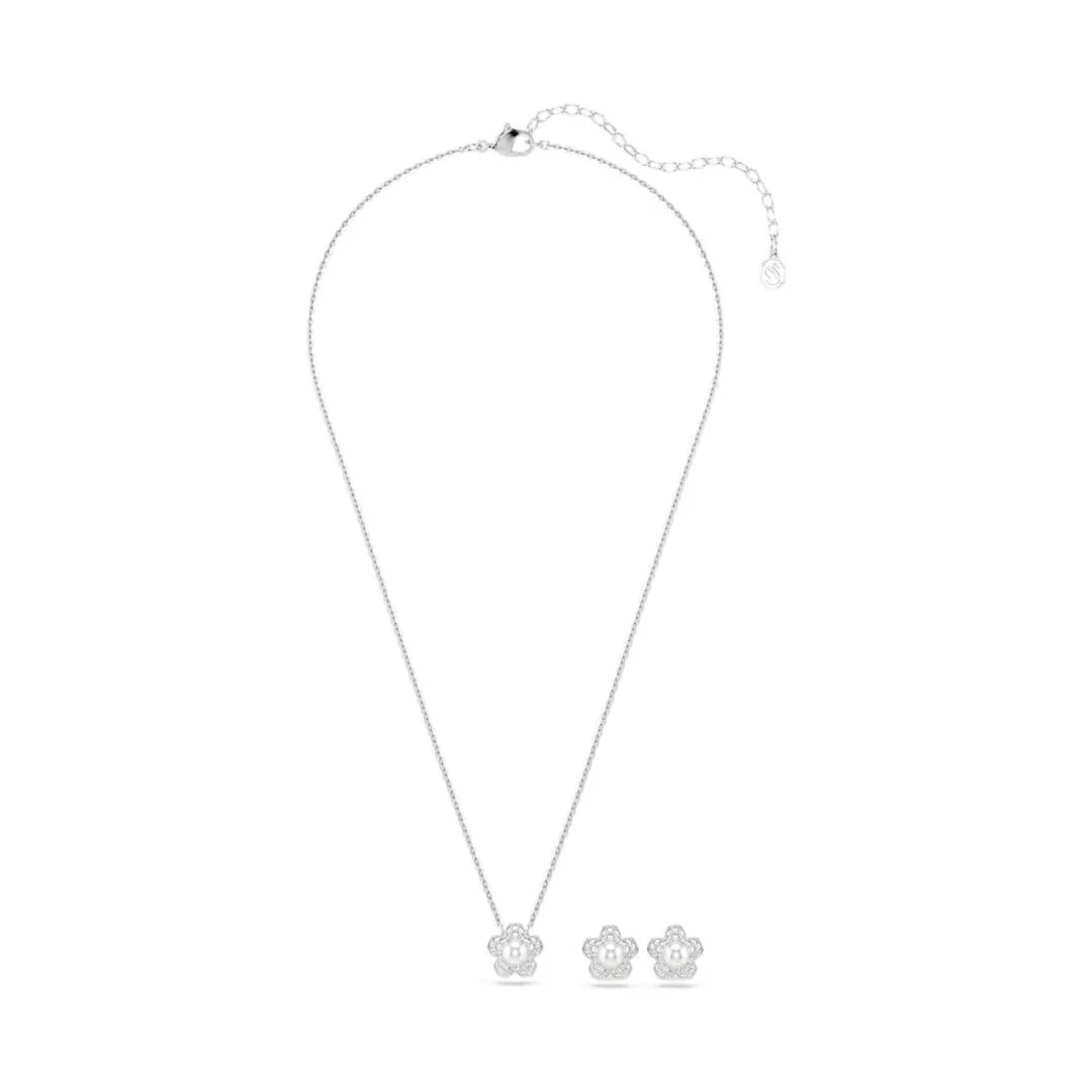 Swarovski x Ariana Grande kaulakoru- ja korvakorusetti, kirkkaat kristallit, 5749180 - Image 2