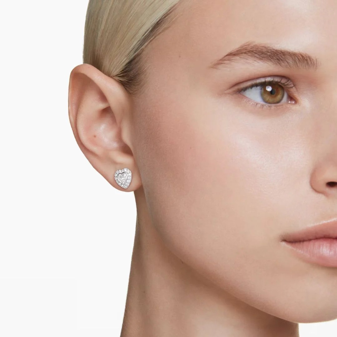 Swarovski x Ariana Grande korvakorut, vaalea metalli ja kirkkaat kristallit 5720859 - Image 4