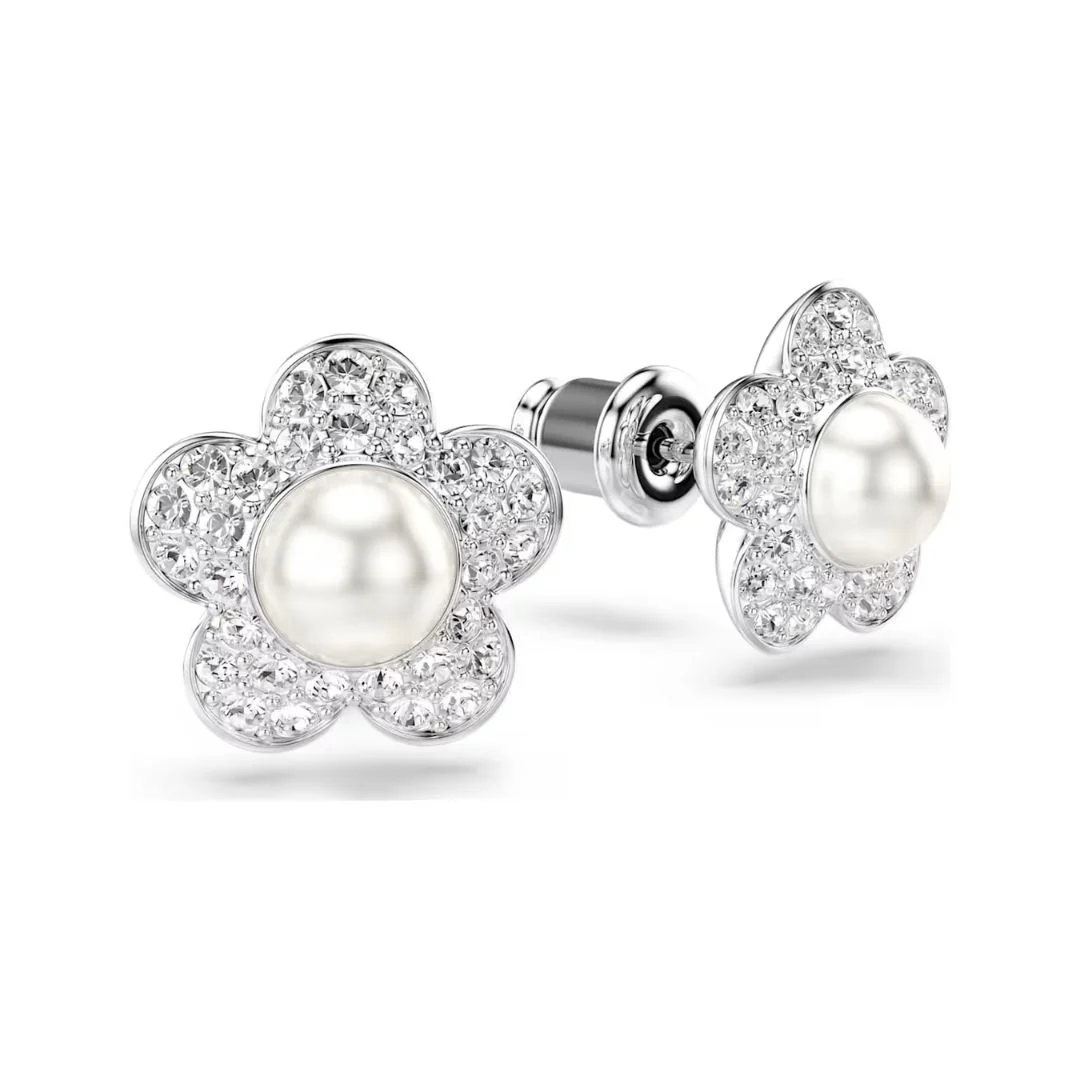 Swarovski x Ariana Grande korvakorut, valkoinen helmi ja kristallit, 5756098 - Image 4