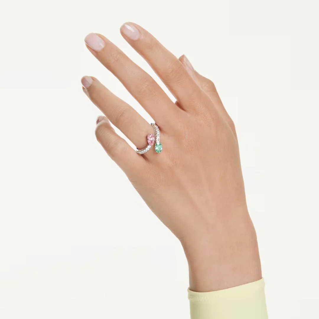 Swarovski x Ariana Grande sormus, moniväriset kristallit, 5737372 - Image 2