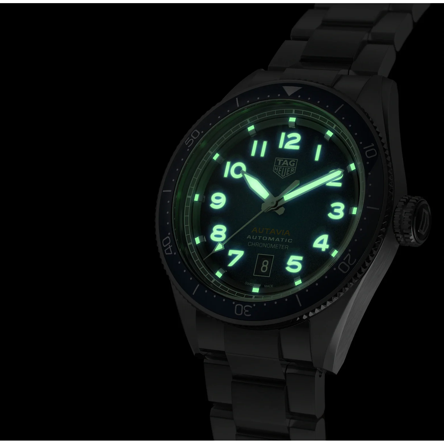 TAG Heuer Autavia Calibre 5, miesten rannekello WBE5116.EB0173 - Image 3