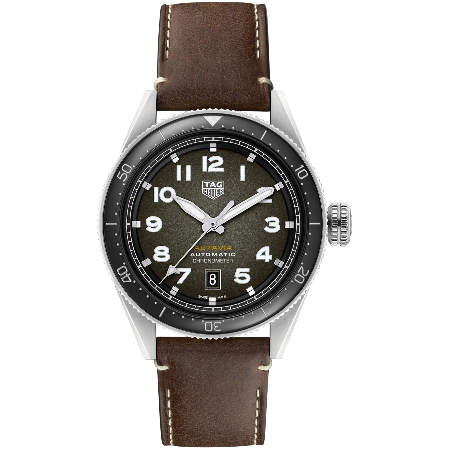 TAG Heuer Autavia Heritage Calibre 5, miesten rannekello WBE5114.FC8266