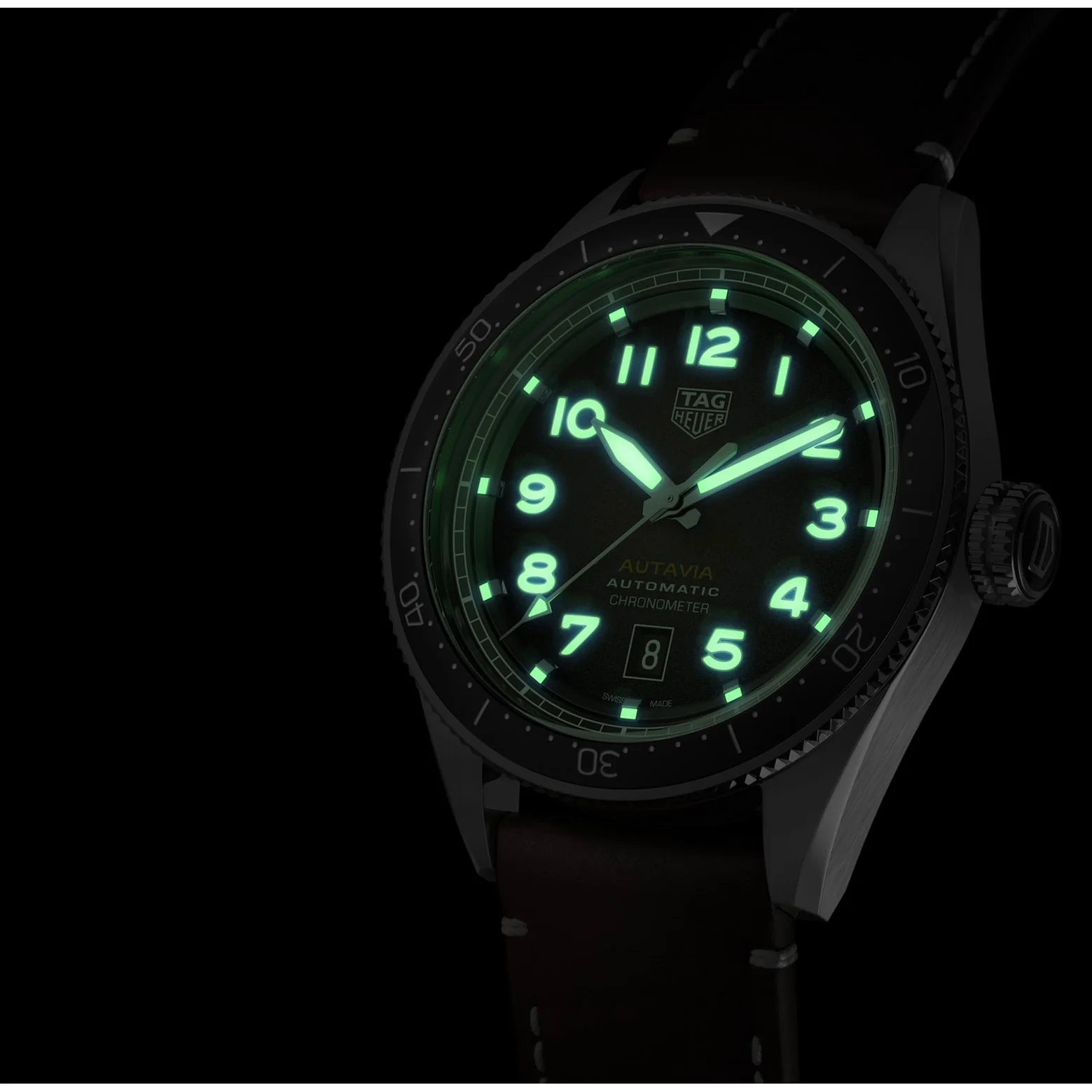 TAG Heuer Autavia Heritage Calibre 5, miesten rannekello WBE5114.FC8266 - Image 4