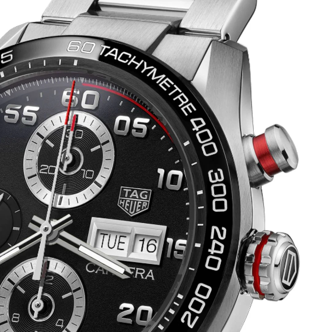 TAG Heuer Carrera Automatic Chronograph, miesten rannekello CBN2A1AA.BA0643 - Image 2