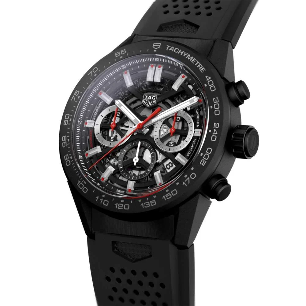 TAG Heuer Carrera Calibre 02 Automatic Chronograph, miesten rannekello CBG2A90.FT6173 - Image 2