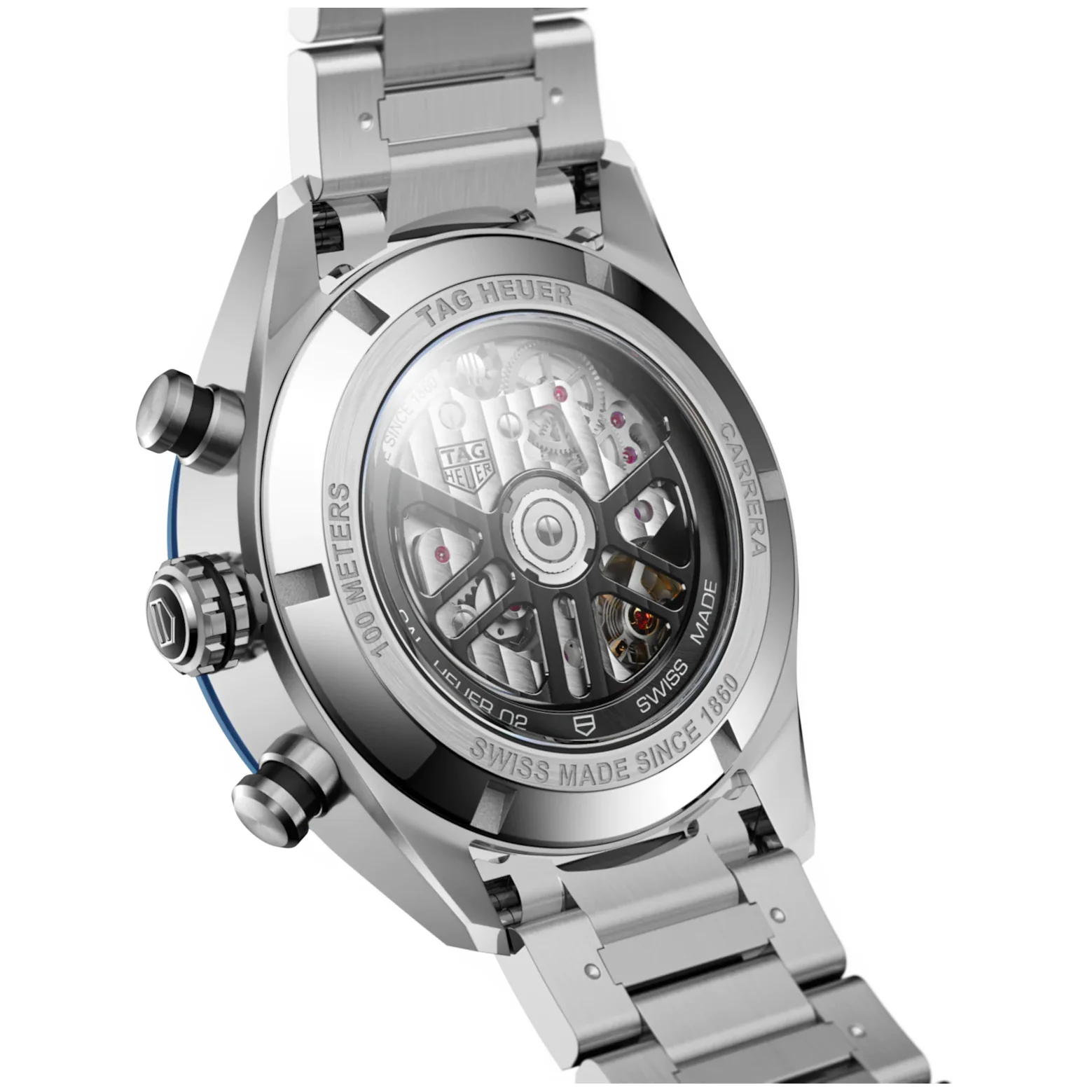 TAG Heuer Carrera Calibre 02 Automatic Chronograph, miesten rannekello CBN2A1A.BA0643 - Image 3