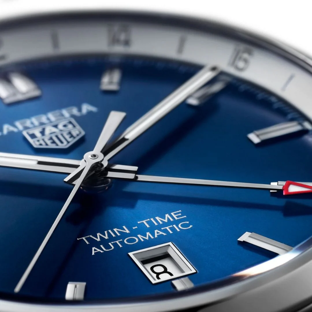TAG Heuer Carrera Calibre 7 Twin Time, miesten rannekello WBN201A.BA0640 - Image 2