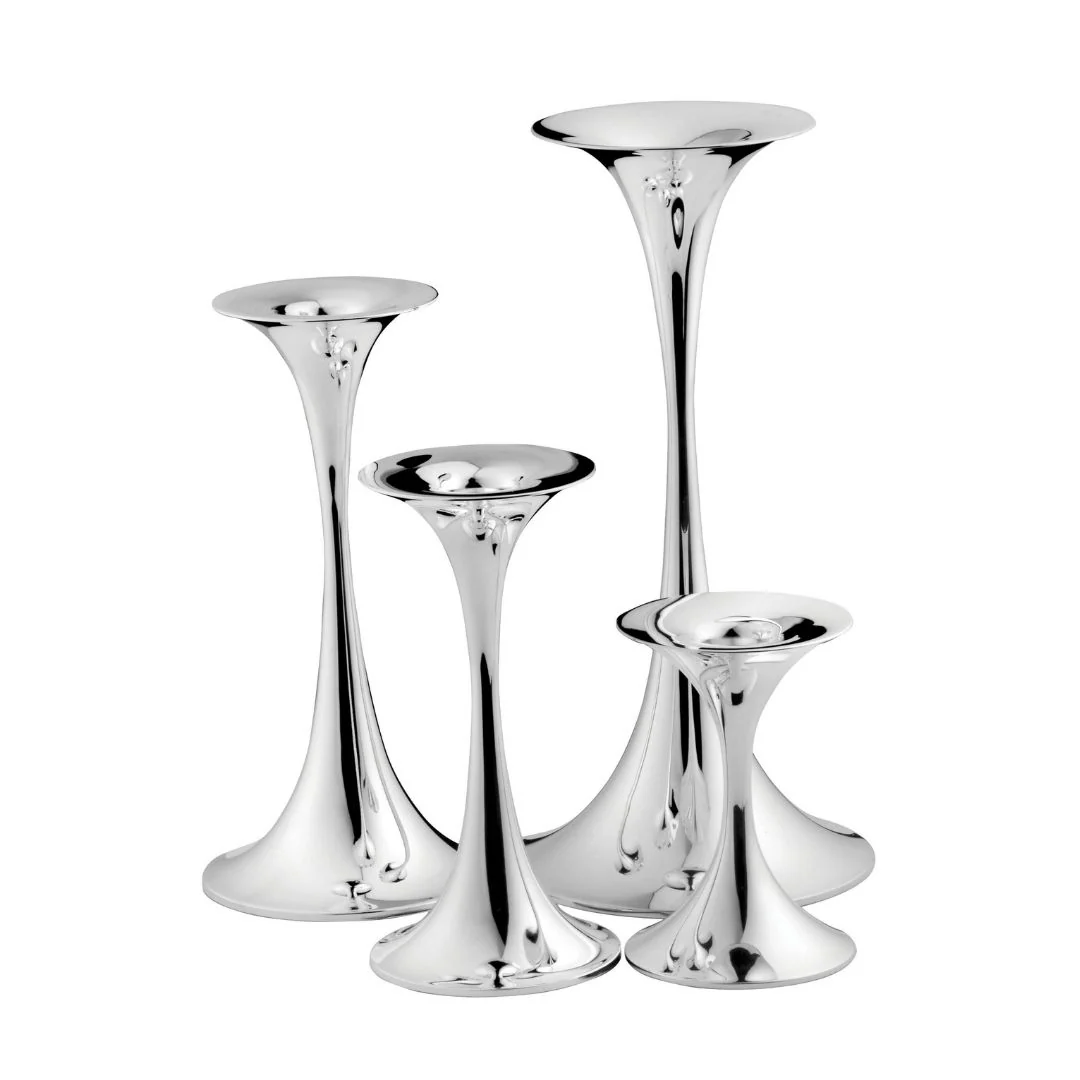 Tapio Wirkkala Trumpetti kynttilänjalka, 230 mm, hopeaa - Image 2