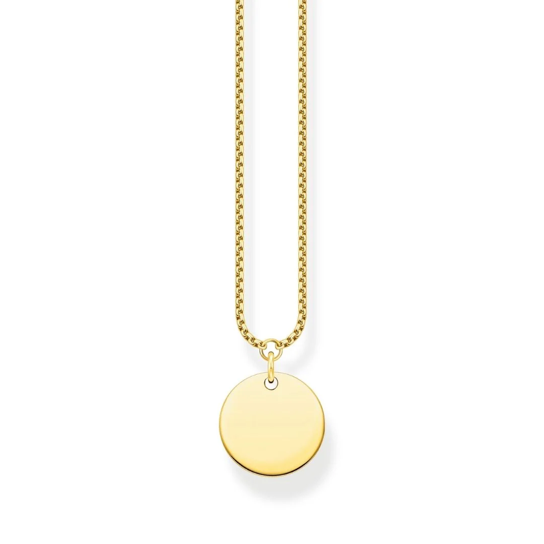 Thomas Sabo Disc kaulakoru, kullattua hopeaa, KE1958-413-39