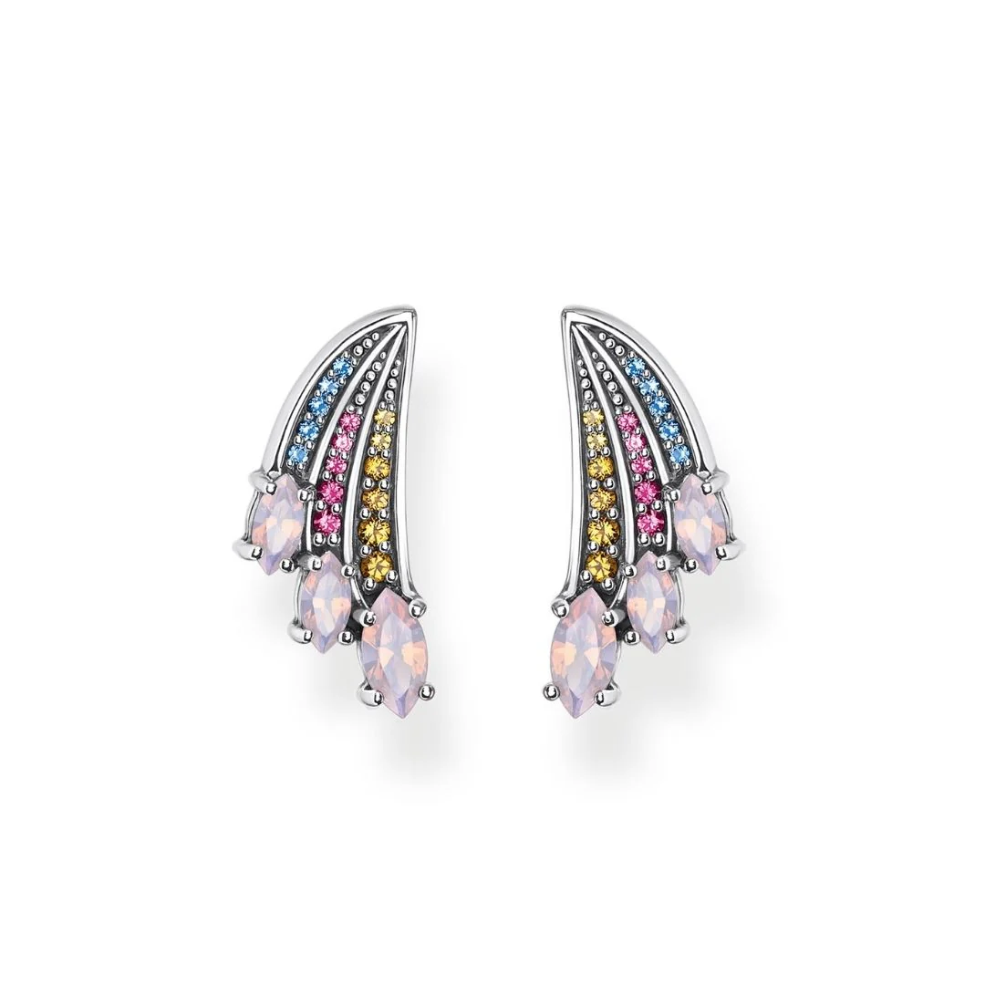 Thomas Sabo Hummingbird Wing korvakorut, hopeaa, H2101-348-7
